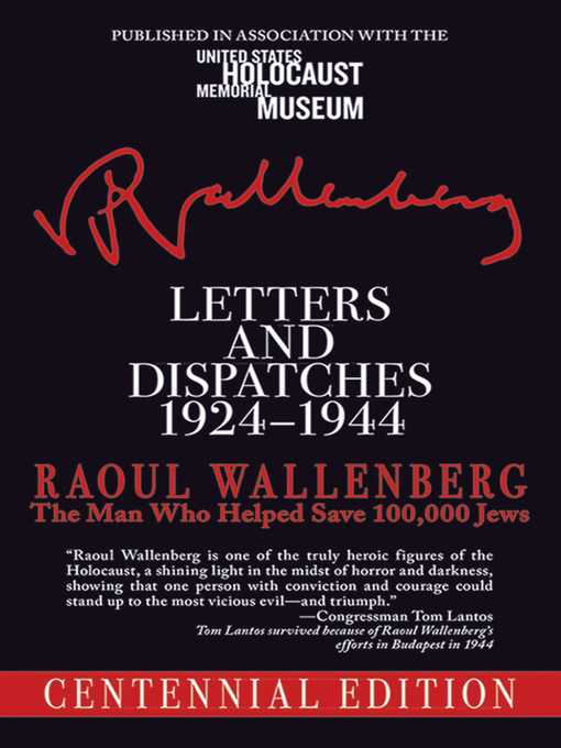 Title details for Letters and Dispatches 1924-1944 by Raoul Wallenberg - Available